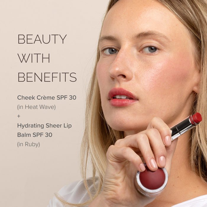 HEAT WAVE spf beauty routine