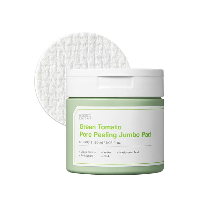 Sungboon Editor Green Tomato Pore Peeling Jumbo Pad 60 pads