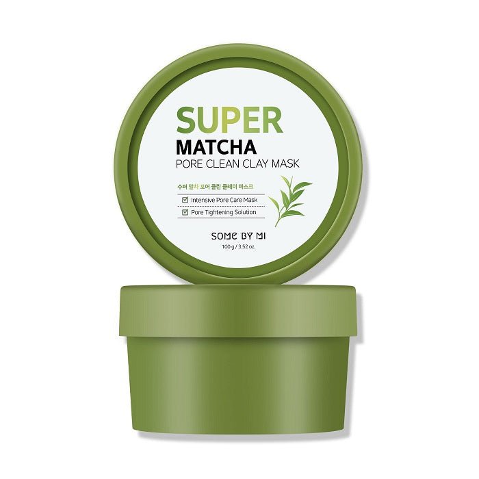 SUPER MATCHA PORE CLEAN CLAY MASK - Masca De Fata Cu Argila Pentru Diminuarea Porilor Si Exces De Sebum - skinseen.ro