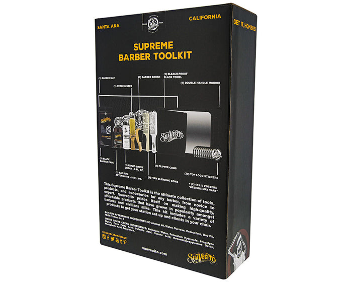 Supreme Barber Toolkit Back