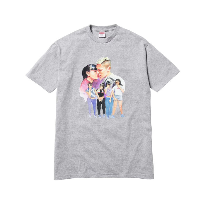 Supreme Kiss Tee Heather Grey