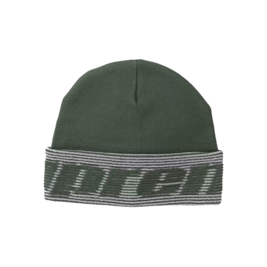 Supreme Reflective Jacquard Beanie Dark Green (FW24)