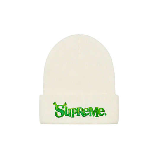 Supreme Shrek Beanie White