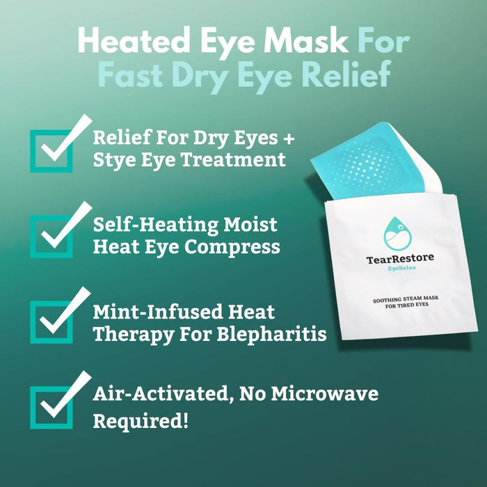 TearRestore EyeRelax Steam Mask (Set of 10) image 1