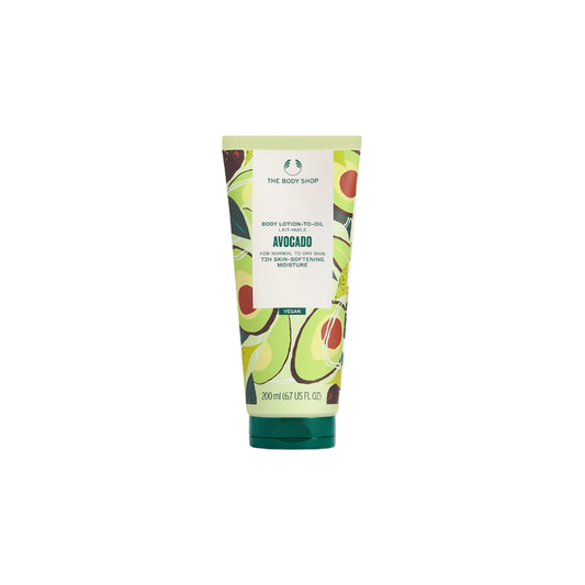 The Body Shop Avocado Body Lotion-To-Oil