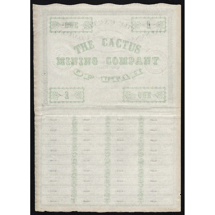 The Cactus Mining Company 1889