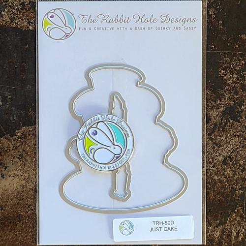 The Rabbit Hole Designs - Stamp & Die Set - 3x4 - Just Cake. Deeply etched, clear photopolymer stamps for precise placement. Made in the USA. Available at Embellish Away located in Bowmanville Ontario Canada.