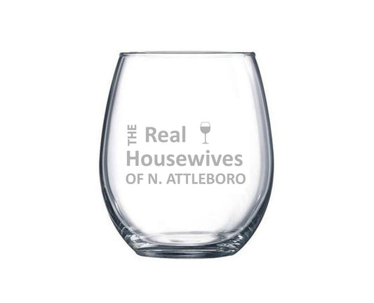 The Real Housewives of GRIFFIN Wine Glass