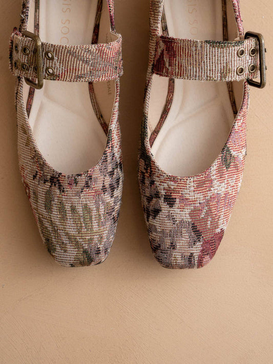 The Soho | Tapestry Ballet Flat