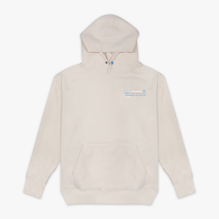 Yellow Time 2 Shine Icons Bone hoodie — front view