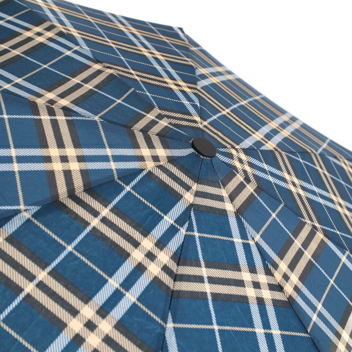 Tracker Plaid print short Umbrella - Bentley