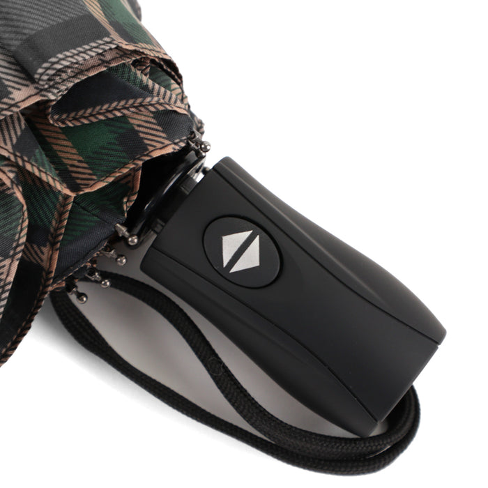 Tracker Plaid print short Umbrella - Bentley