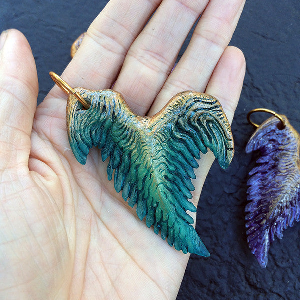 TRANSLUCENT CAST KAIJU TOOTH PENDANT