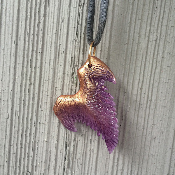 TRANSLUCENT CAST KAIJU TOOTH PENDANT