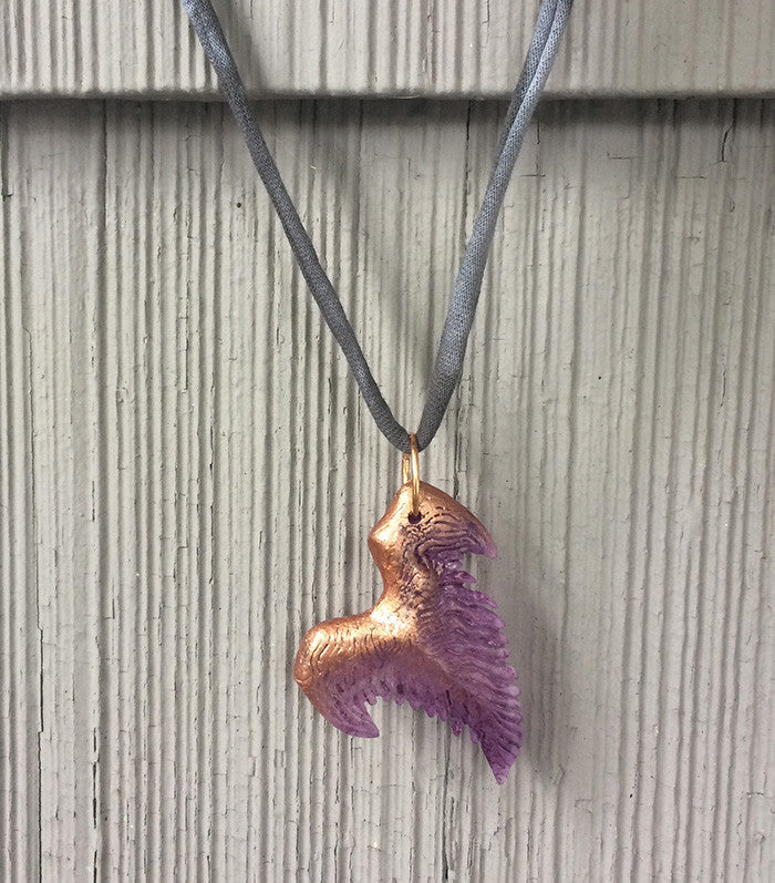 TRANSLUCENT CAST KAIJU TOOTH PENDANT