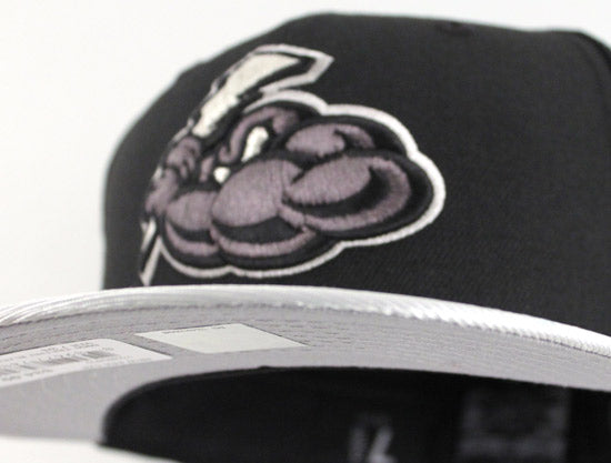 Trenton Thunder New Era 59FIFTY Custom Fitted Hats (Air Jordan Chrome 8 VIII Retro)