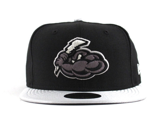 Trenton Thunder New Era 59FIFTY Custom Fitted Hats (Air Jordan Chrome 8 VIII Retro)