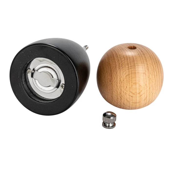 Two-Tone Rubberwood Salt/Pepper Mill (2 Sizes)