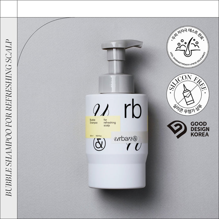 URBANAND bubble shampoo for refreshing scalp شامبو كوري معالج للفروة والقشرة من اوربان اند