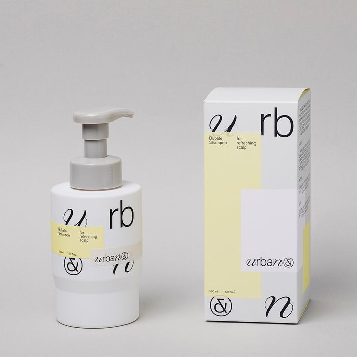 URBANAND bubble shampoo for refreshing scalp شامبو كوري معالج للفروة والقشرة من اوربان اند