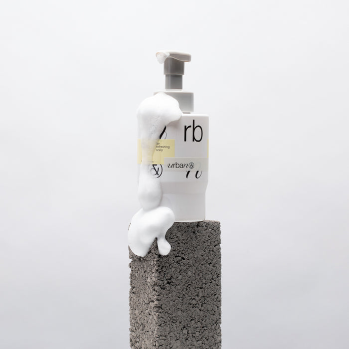 URBANAND bubble shampoo for refreshing scalp شامبو كوري معالج للفروة والقشرة من اوربان اند