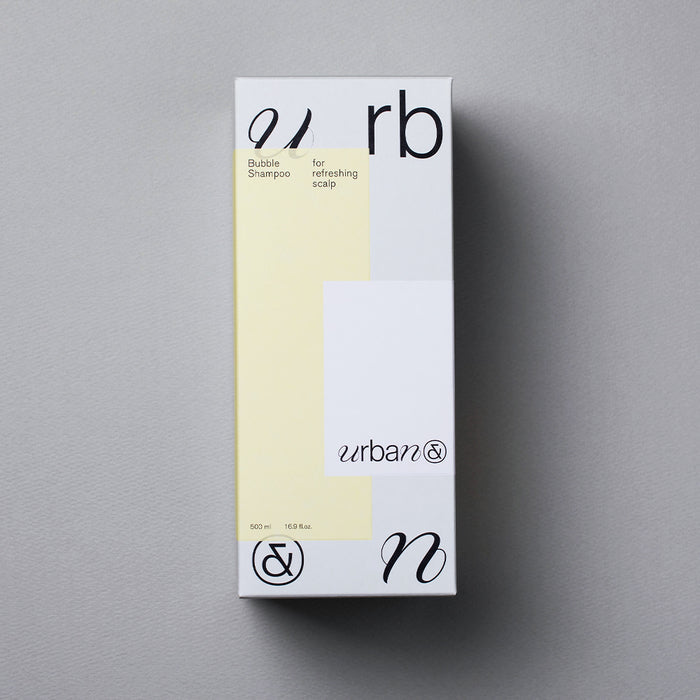 URBANAND bubble shampoo for refreshing scalp شامبو كوري معالج للفروة والقشرة من اوربان اند