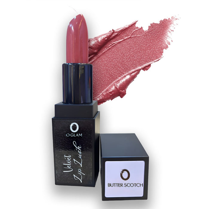 Velvet Lip Lush (Lipstick) by O Glam - BUTTER SCOTCH