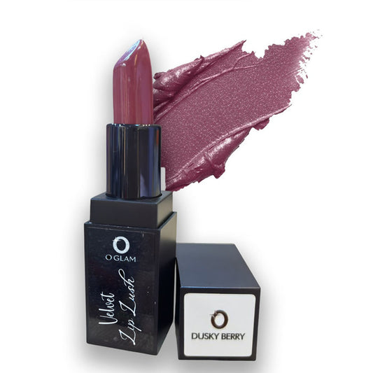 Velvet Lip Lush (Lipstick) by O Glam - DUSKY BEERY