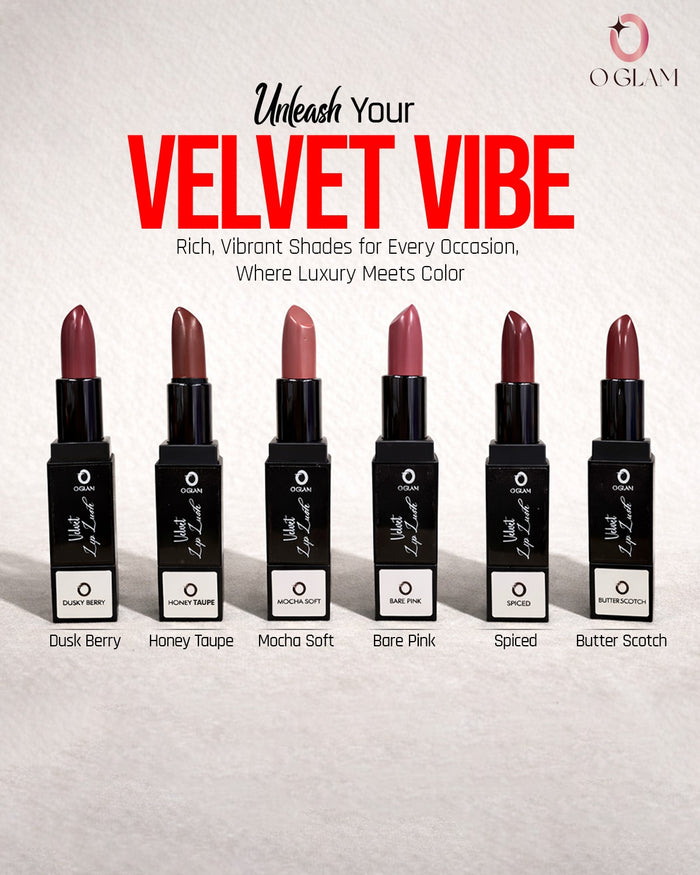 Velvet Lip Lush (Lipstick) by O Glam - SPICED