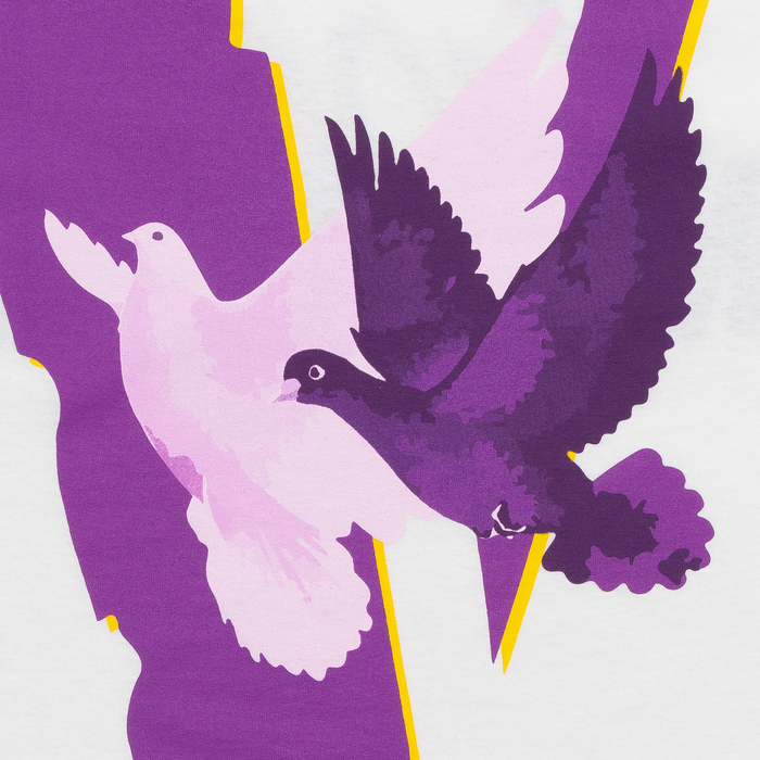 Vlone x Nav Doves Tee White