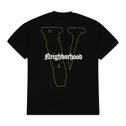 Vlone x Neighborhood Skull Tee Black/Green