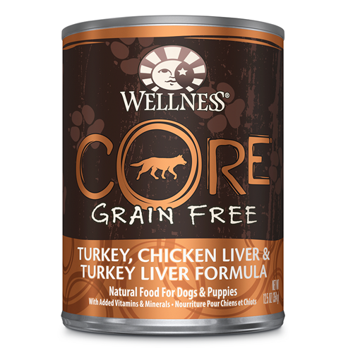 Wellness CORE Turkey, Chicken Liver, & Turkey Liver Formula Canned Dog Food