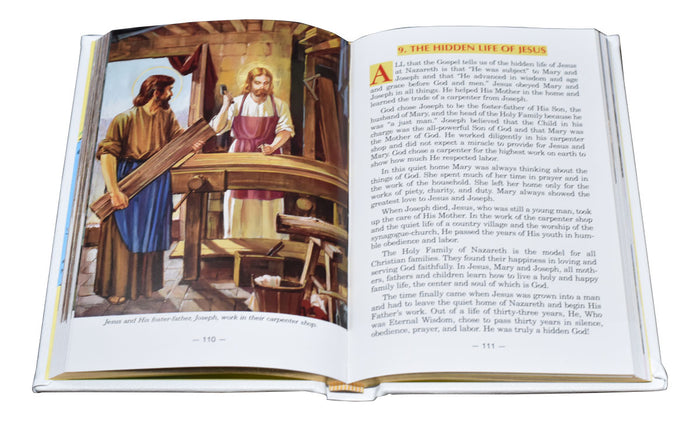 White New Catholic Picture Bible