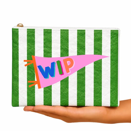 WIP Green Stripe Bag