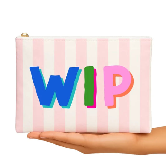 WIP Pink Stripe Bag