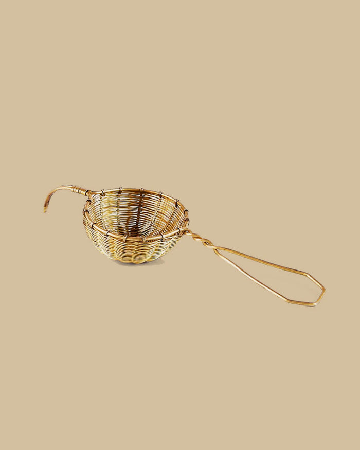 WOVEN BRASS | Small Tea Strainer