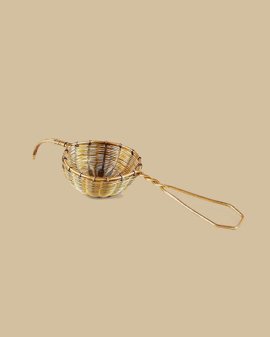 WOVEN BRASS | Small Tea Strainer