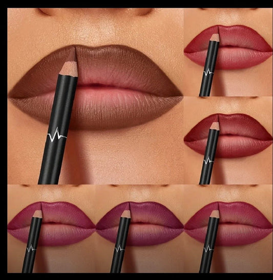 Zeloura 6 Color Waterproof Matte Lip Liner