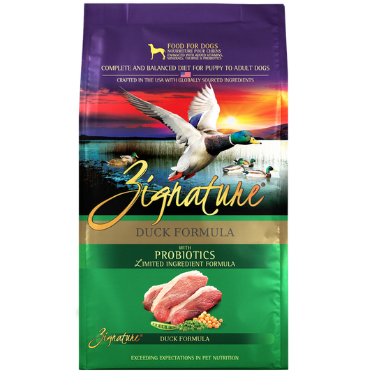 Zignature Duck Formula Dog Food